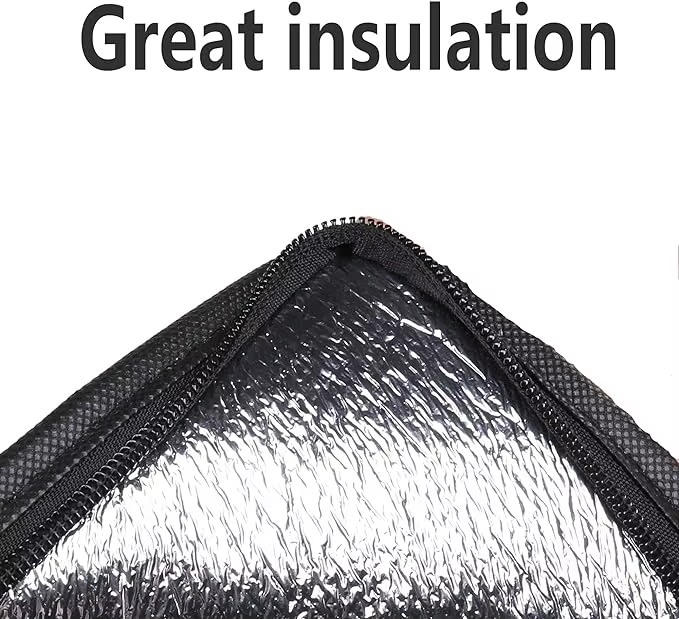 Wholesale Large Insulated Grocery Delivery Bag with Aluminum Foil Lining - 图片 12