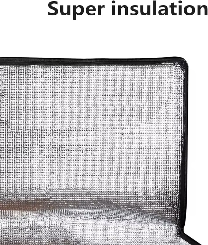 Wholesale Large Insulated Grocery Delivery Bag with Aluminum Foil Lining - 图片 13