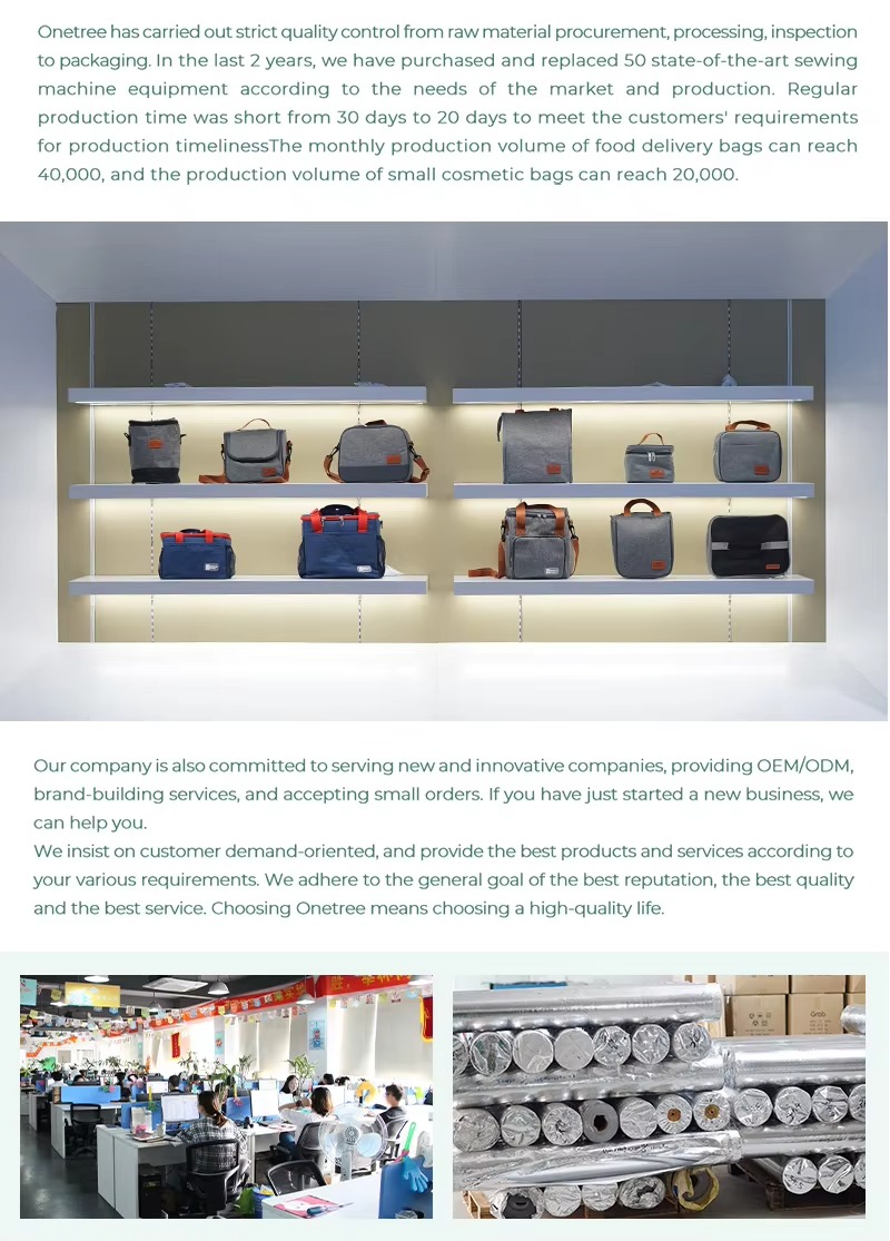 Wholesale Large Insulated Grocery Delivery Bag with Aluminum Foil Lining - 图片 20