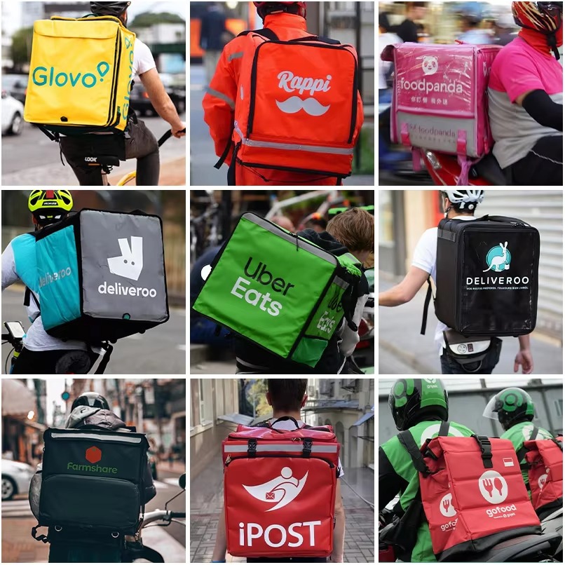 Wholesale Large Insulated Grocery Delivery Bag with Aluminum Foil Lining - 图片 21
