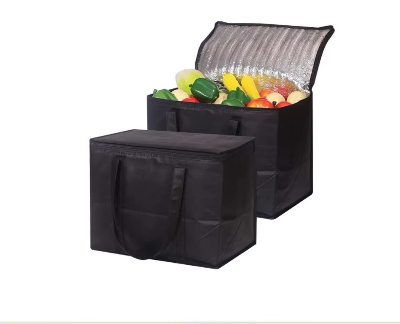 Wholesale Large Insulated Grocery Delivery Bag with Aluminum Foil Lining - 图片 6