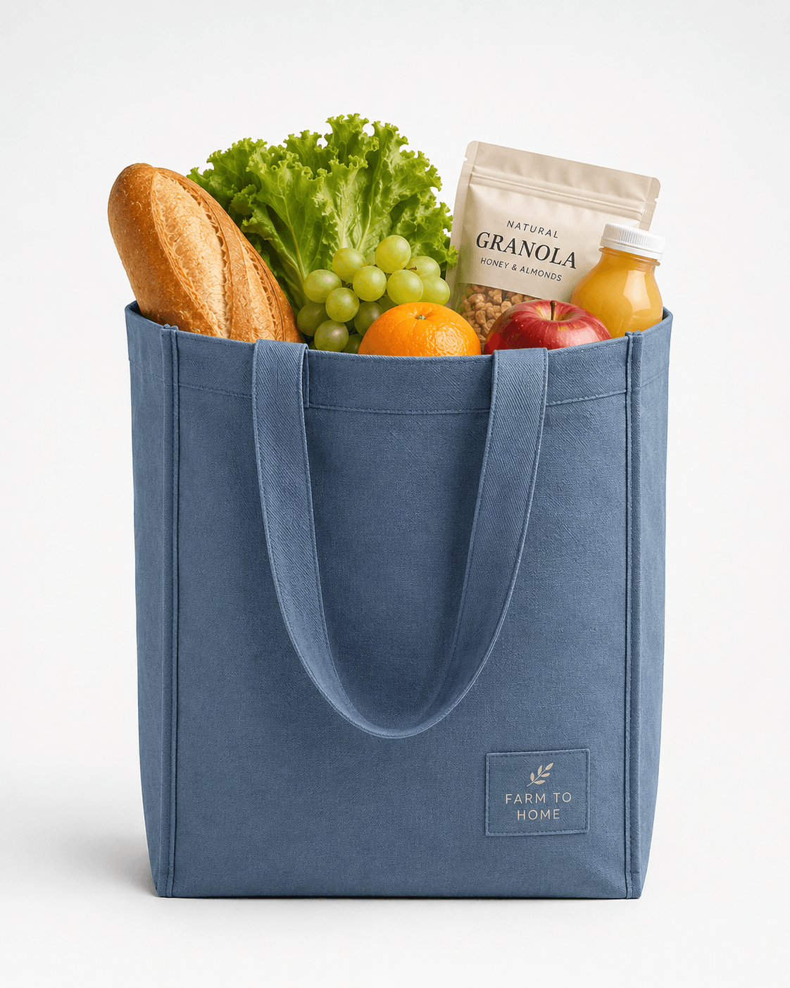 Reusable Insulated Grocery Tote Bag with Handles for Shopping, Picnic and Food Storage - 图片 6