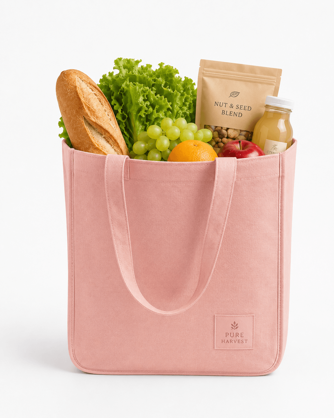 Reusable Insulated Grocery Tote Bag with Handles for Shopping, Picnic and Food Storage - 图片 2